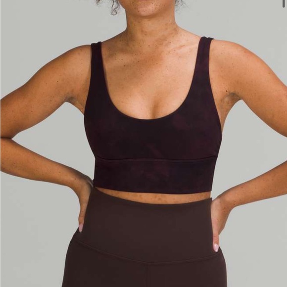 Lululemon Align Bra A/B - Diamond Dye Cassis Black / Cassis - Picture 8 of 9